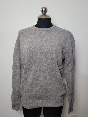 Classic Grey Wool Sweater